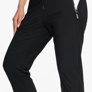 Women's Black Zippered Pants